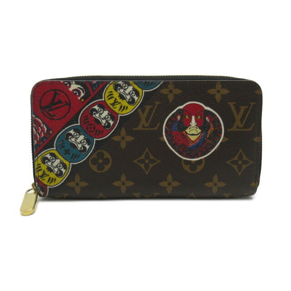 Louis Vuitton Zippy Wallet Daruma motifs Monogram brown Wallet